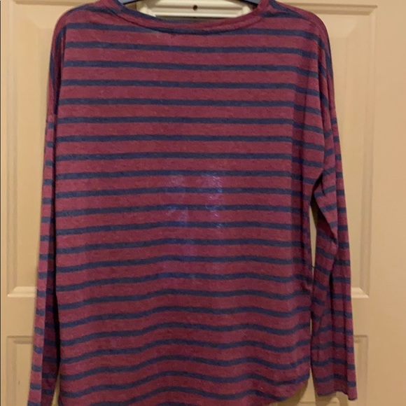 Forever 21 long sleeve striped Soft T-shirt Large - Picture 4 of 4